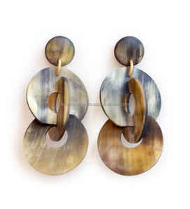 Haute qualité nouvelle mode boucles d'oreilles dernière conception corne de buffle bijoux pour femmes pour les acheteurs en vrac - Product Image 1