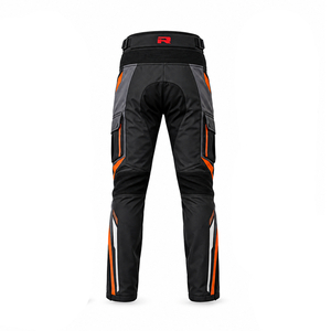 Pantalon de moto respirant pour homme, maille foncée renforcée, protection intégrée, équipement de conduite toutes saisons, pantalon textile d'hiver - Product Image 3