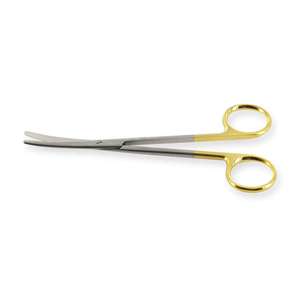 Tijeras de disección TC Metzenbaum con mango de carburo de tungsteno dorado, rectas y curvas, instrumentos quirúrgicos de operación, CE ISO, de Dentavex - Product Image 4