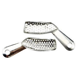 Juego de Bandejas de Impresión Dental de Acero Inoxidable Perforadas para Impresiones Precisas y Cómodas, Equipo Quirúrgico Dental - Product Image 3
