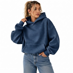 Sudadera con Capucha de Invierno para Mujer, 100% Algodón, Antiarrugas, Fabricante de Ropa Urbana de Marca Privada OEM, Proveedor Premium con Bolsillos - Product Image 5