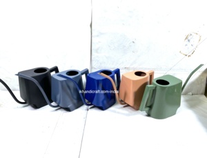 Regadera de Metal de Hierro con Recubrimiento en Polvo Ecológica de Alta Calidad de 1.5L, Venta al por Mayor, Acabado Único, Hecha a Mano, Exportador de Plantas - Product Image 5