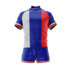 Tenue de rugby personnalisée en tissu respirant et durable pour les clubs, les écoles et les joueurs de tournoi, avec sublimation. - Product Image 2