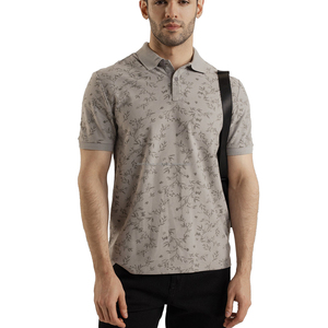 Chemise pour homme avec logo personnalisé OEM - Mélange soie/coton, séchage rapide, anti-plis et respirante - Product Image 1