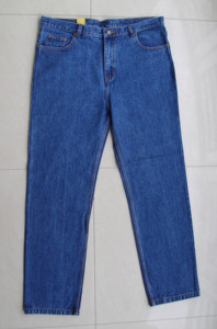 Wide Leg <b>Denim</b> Jeans Mid Waist Loose Fit Lightweight Cotton Casual Solid Color Summer Wear Medium Snow Wash Quick Dry Breathable - Product Image 6