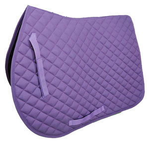 OEM ODM Fournitures équestres : Tapis de selle carré en polyester matelassé antidérapant pour l'équitation western et la course, personnalisable - Product Image 1