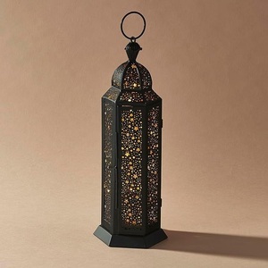 Eco-Friendly <b>Moroccan</b> Black Metal <b>Lantern</b> <b>Moroccan</b> Antique Style <b>Lantern</b> <b>Moroccan</b> Islamic Home Decor <b>Lantern</b> <b>Moroccan</b> <b>Lantern</b> - Product Image 1