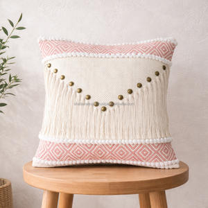 Bohemian Pillow Covers Set Soft Hand Woven Home Decor Rope <b>Sofa</b> Cushion Cover Bed <b>Moroccan</b> Pillow - Product Image 4