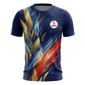 Custom Logo Full Sublimation Football Jersey Men's Quick-Dry Breathable Soccer T-<b>Shirt</b> Team Training Wear 100% <b>Polyester</b> - Product Image 1