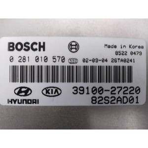 Module de commande moteur Santa Fe SM 2000-2006 d'occasion ORIGINAL 3910027220 - Product Image 5