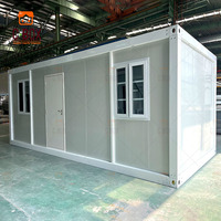 Cbox 3x7x2.8m une toilette et deux chambres dortoir conception maison conteneur détachable modulaire préfabriquée