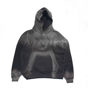 Sudadera con Capucha para Hombre, Estilo Casual, para Uso en Exteriores, Efecto Desgastado por el Sol, 100% Algodón, para Invierno - Product Image 1