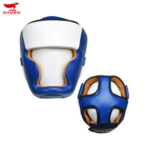 Casque de protection de haute qualité pour arts martiaux, équipement de boxe, entraînement de combat, protection de tête en matériau solide, à vendre, personnalisable. - Product Image 1