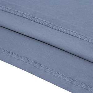 T-shirt court sportif pour homme, qualité supérieure, avec logo personnalisé sur le devant, en polyester/coton épais délavé à l'acide, 220g, écologique, coupe oversize, effet soyeux - Product Image 4