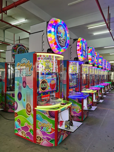 Candy Fall Arcade <b>Machine</b> Coin Operated <b>Amusement</b> Equipment 32 Inch Screen rotatable Buckets Design Push Button Ball Drop - Product Image 2