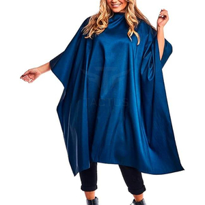 Capa de Peluquería de Primera Calidad Directo de Fábrica, Tela Suave y Duradera, Cierre Ajustable en el Cuello, Capa de Peluquería para Salón - Product Image 5