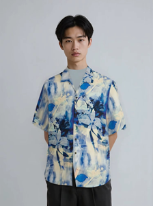Chemises hawaïennes personnalisées pour hommes, chemise hawaïenne à manches courtes, chemise boutonnée tropicale pour les vacances, chemise florale de plage - Product Image 2
