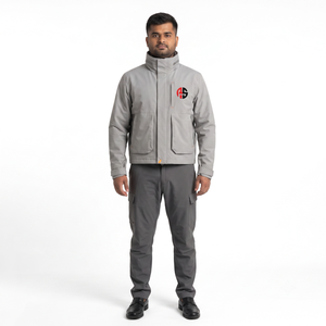Custom Men's <b>Waterproof</b> Breathable Softshell Jacket Windproof Outdoor Workwear Utility Coat OEM Wholesale Blank Jacket Supplier - Product Image 1