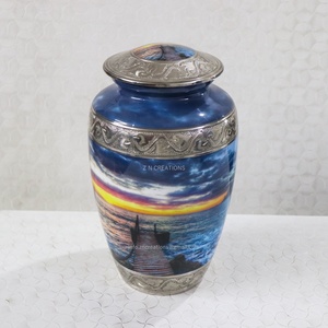 Urnas de cremación para adultos de aluminio impresas personalizadas del fabricante de alta calidad, precio al por mayor para cenizas humanas, suministros funerarios - Product Image 4
