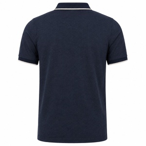Chemises d'été décontractées pour hommes de qualité supérieure à col montant et manches courtes en coton/fibre de bambou, tissu non tissé, écologiques et respirantes - Product Image 6