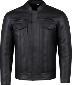 Chaqueta de Motocicleta Unisex de Cuero de Búfalo Premium, Transpirable, con Bolsillos Utilitarios, para Motociclistas, Otoño/Invierno/Primavera - Product Image 2