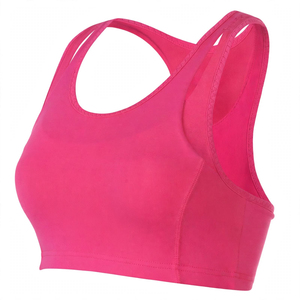 Haut court de sport pour femme, respirant, séchage rapide, extensible dans quatre directions, léger, maintien élevé, conception sans coutures - Product Image 4