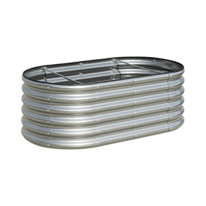 Galvanized Raised <b>Garden</b> Bed Outdoor Metal <b>Garden</b> Beds for <b>Vegetables</b> Rectangular <b>Garden</b> Box <b>Planter</b> GB026 - Product Image 1