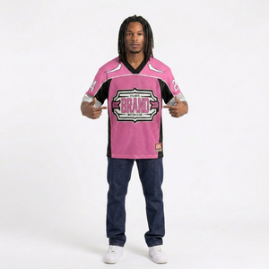 Premium Sublimation Football Jersey Oversized Mesh Soccer <b>Shirt</b> <b>Retro</b> Patchwork Team Uniform Custom Manufacturer Boxy <b>Shirt</b> - Product Image 6