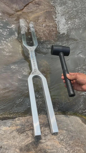 Diapasón gigante con llave DnA D288hz y A432hz con golpeador, juego de diapasones de quinto perfecto pitagórico - Product Image 3