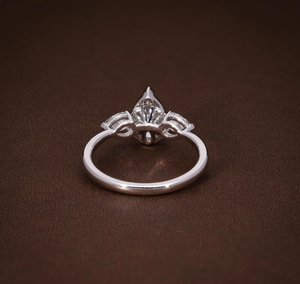 Bague de Fiançailles et de Mariage en Argent 925 Pur de Haute Qualité, Certifiée IGI, avec Diamants de Laboratoire Taille Coussin, Style Vintage, pour Femme - Vente en Gros - Product Image 4