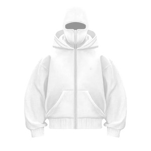 Sudadera con Capucha Unisex Personalizada, 100% Algodón, Capucha que Cubre Toda la Cara, Diseño de Dibujos Animados, Secado Rápido, Transpirable, Corte Regular, para Deportes al Aire Libre - Product Image 4