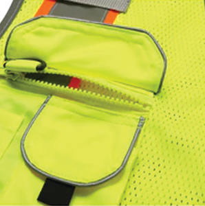 Chaleco Paramédico Reflectante de Alta Visibilidad Personalizado OEM, con Múltiples Bolsillos de Almacenamiento, Transpirable, para Hombre - Product Image 6