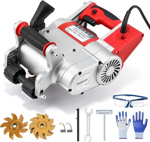 Rainureuse murale électrique 25mm+35mm, machine à rainurer les murs, profondeur de coupe réglable, sans poussière - Product Image 1