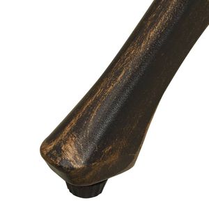 Tavolo da Esterno in Alluminio Pressofuso Color Bronzo Medio con Intarsi Decorativi per Giardino - Product Image 5