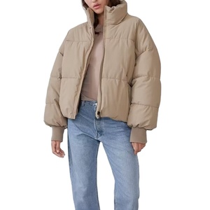 Chaqueta de Invierno Acolchada Reversible con Capucha Delantera, Impermeable, de Nailon Ligero, Tejido de Punto, Personalizada, Venta al Por Mayor Profesional - Product Image 4