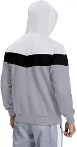 เสื้อฮู้ดดี้ผู้ชายแบบโอเวอร์ไซส์ผ้าฝ้าย 100% สั่งทำขายส่ง ปักโลโก้ลายนูน พิมพ์ลายลำลอง เสื้อสเวตเชิ้ตผ้าฟลีซ - Product Image 3