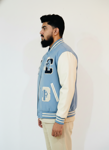 Chaqueta de Lana Unisex Estilo Letterman con Bordado Chenille, Cortavientos de Invierno, Diseño Personalizado de Alta Calidad, Estilo Urbano - Product Image 3