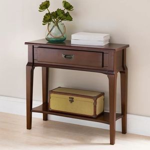 Mesa Consola de Madera Resistente, Mueble de Alta Durabilidad para Sala de Estar, Entrada, Pasillo, Oficina, Hotel, Restaurante, Mesa Decorativa Comercial - Product Image 1