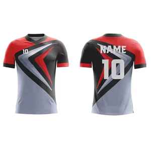 Tenue de sport au style unique, uniforme de football, nouvelle arrivée, design couleur unie, vente chaude, maillots de football personnalisables - Product Image 1