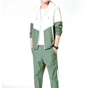 Conjunto Deportivo Personalizado de Joggers, Transpirable, Impermeable, 100% Poliéster Nylon, Chaqueta Cortavientos para Hombre - Product Image 3