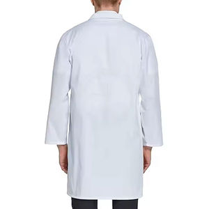 Bata de Laboratorio Blanca Ligera para Hombre, Tallas Grandes, para Enfermeros y Personal Hospitalario, con Opciones de Logotipo Personalizado y Detección de Agujas - Product Image 5