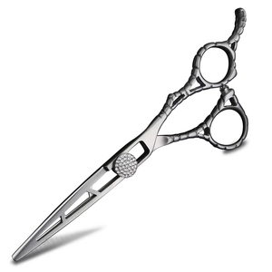 Ciseaux à effiler professionnels en acier inoxydable 440C de 6 pouces avec manche ergonomique mat et creux – Qualité supérieure pour barbier - Product Image 6