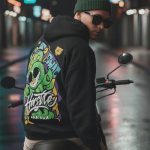 Sudadera con Capucha para Hombre de Manga Larga, 100% Algodón, Venta al Por Mayor, Calidad Premium, Colores Personalizables, Fabricación en Fábrica, Mezcla de Algodón Básico - Product Image 4