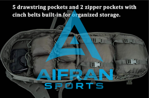 Durable Nylon Gear Organizer Bag Multi Compartment Storage Pack for Hiking Camping and Everyday Use - Product Image 6