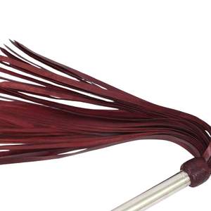 Handmade Genuine Leather Flogger with Thick Handle and Smooth Finish - Product Image 6