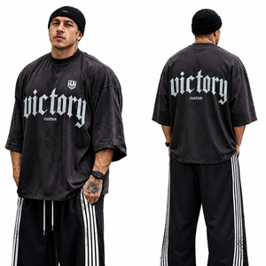 Conjunto Deportivo para Hombre 2026, Camiseta Holgada y Pantalones Anchos de Entrenamiento, Ropa Deportiva Urbana - Product Image 2