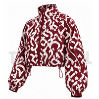 Veste coupe-vent pour femmes tendance, imperméable, respirante, 100% polyester, service OEM personnalisé, prix de gros