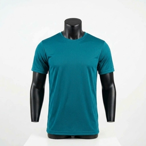 T-shirt de sport pour homme, coupe ajustée, tricoté, séchage rapide, respirant, polyester écologique, léger, pour entraînement athlétique - Product Image 1