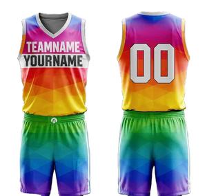 Uniformes de Baloncesto Vintage Personalizados al por Mayor para Hombre, Conjuntos Deportivos en Blanco de Tallas Grandes para Uniformes de Equipo - Product Image 1