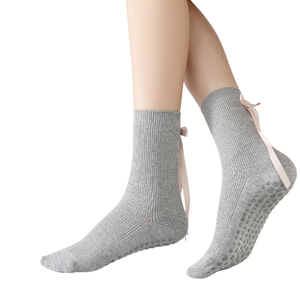 Calcetines de Pilates Antideslizantes para Mujer, Calcetines de Yoga de Algodón para Danza, Deporte y Atletismo, con Logotipo Personalizado, Venta al Por Mayor, OEM, ODM - Product Image 1